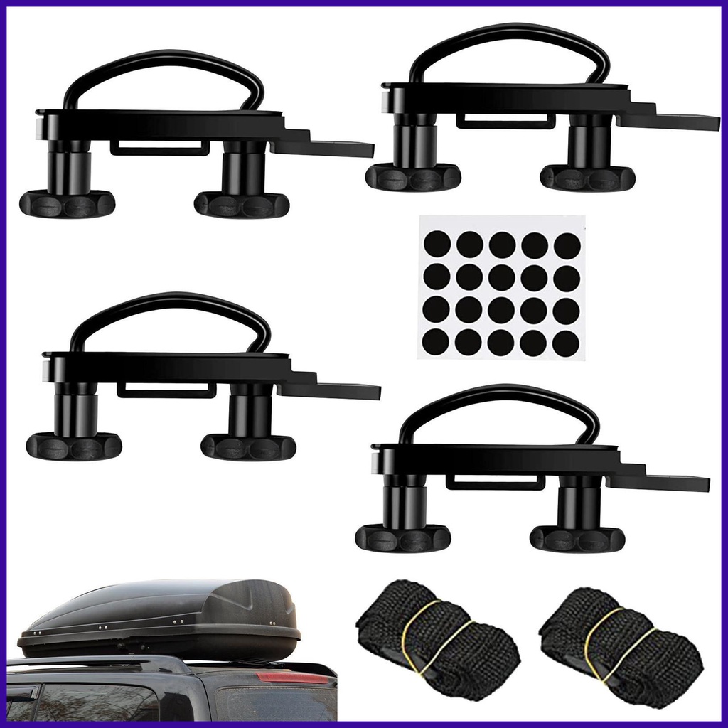 Roof Box Mounting Bracket Rooftop Cargo Carrier Rack Bolts Car Van Mounting Fitting Kit U