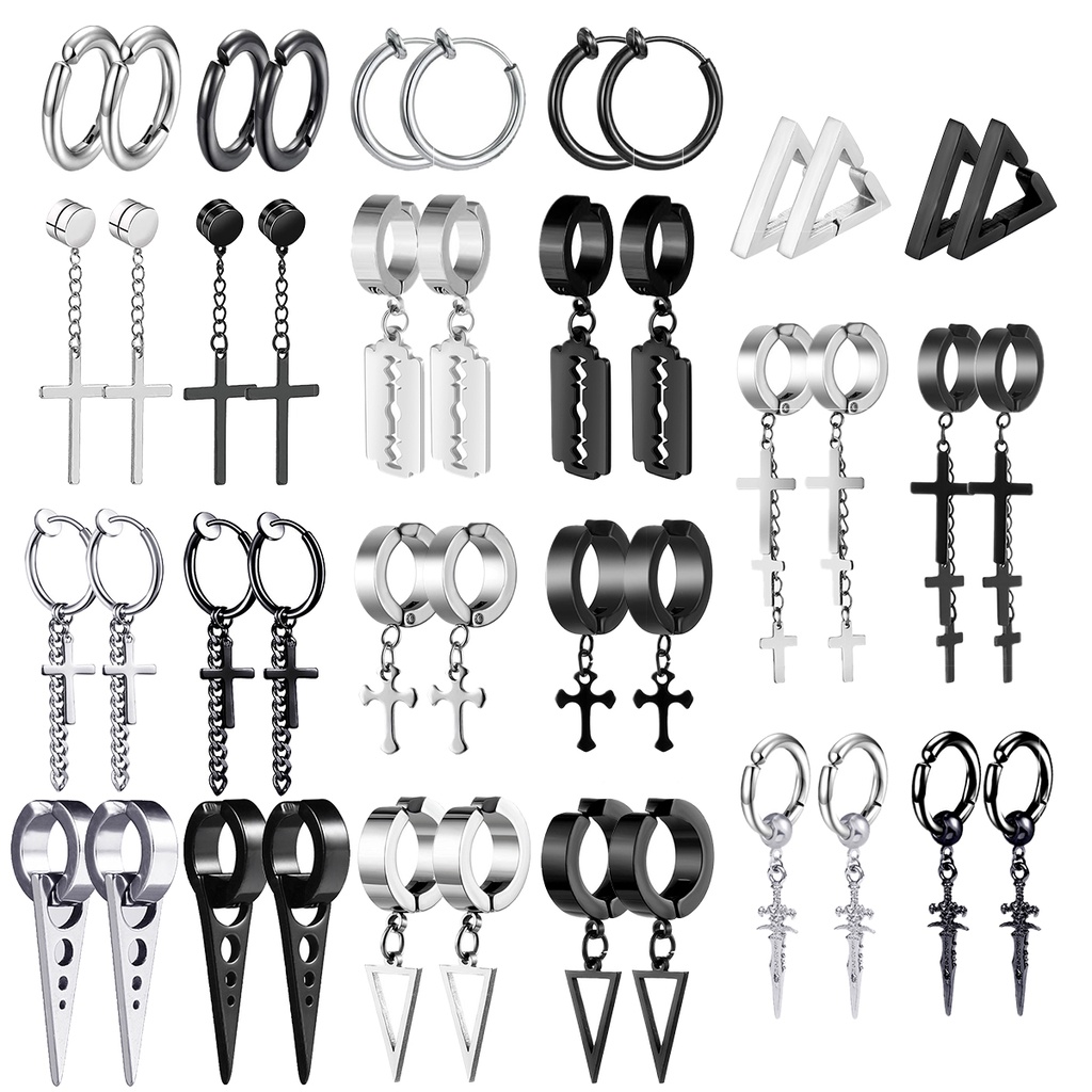 Ear Clip Earrings Stainless Steel Earrings Do Not Pierce Stainless