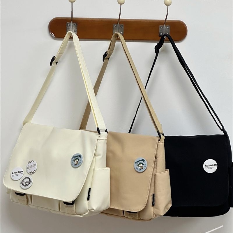 CAPOMOS Japanese School Crossbody Bag for Girls Nylon Large Capacity