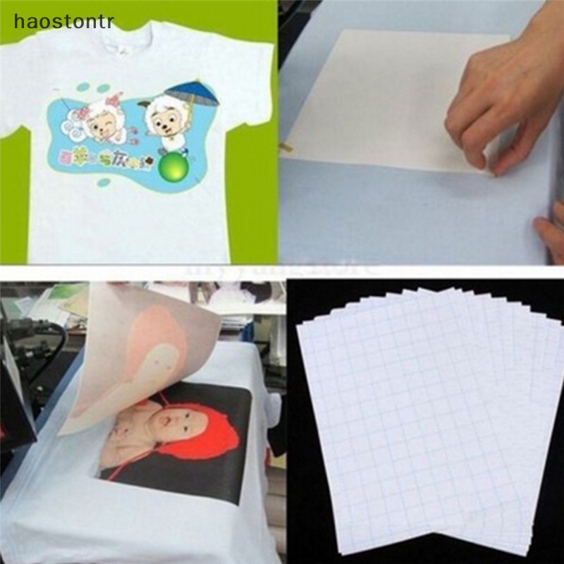 haostontr A4 size transfer inkjet paper Iron on ink transfer paper T