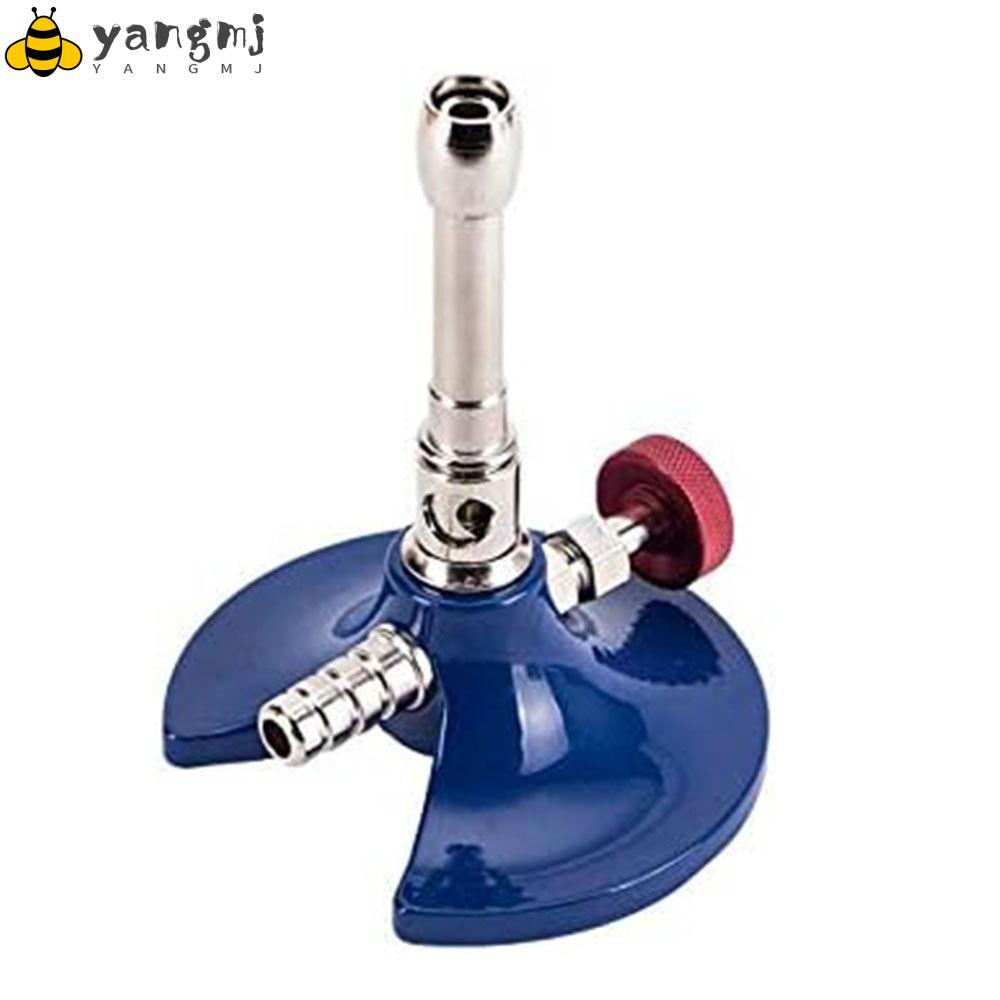 YANGMJ Bunsen Burner, Single Tube Flame Stabilizer, Gas Regulator