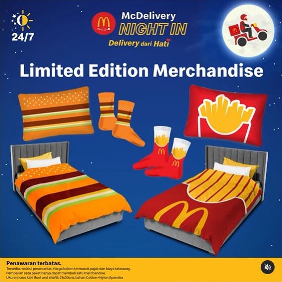 (Part 1) Merchandise McD McDonald McDonalds McDonald's Mcdelivery Night