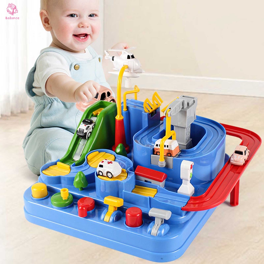 Adventure Car Track Race Rail Track Toys Mechanical Interactive Train Toy Brain Game Shopee