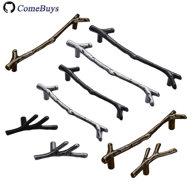 com* Drawer Pulls Vintage Tree Branch Furniture Handle for Cupboard