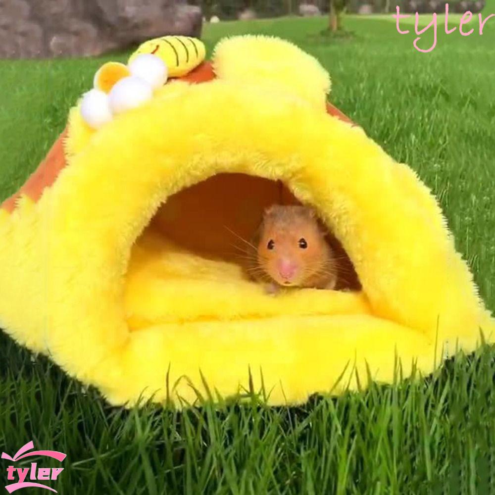 TYLER1 Honeypot Shape Hamster Cotton Nest, Cute Honeypot Shape Warm Guinea Pig House, Rat Nest