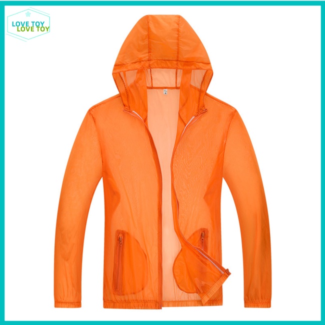 Nkodok Unisex Sun Protection Jacket Solid Color Uv Protective Clothing