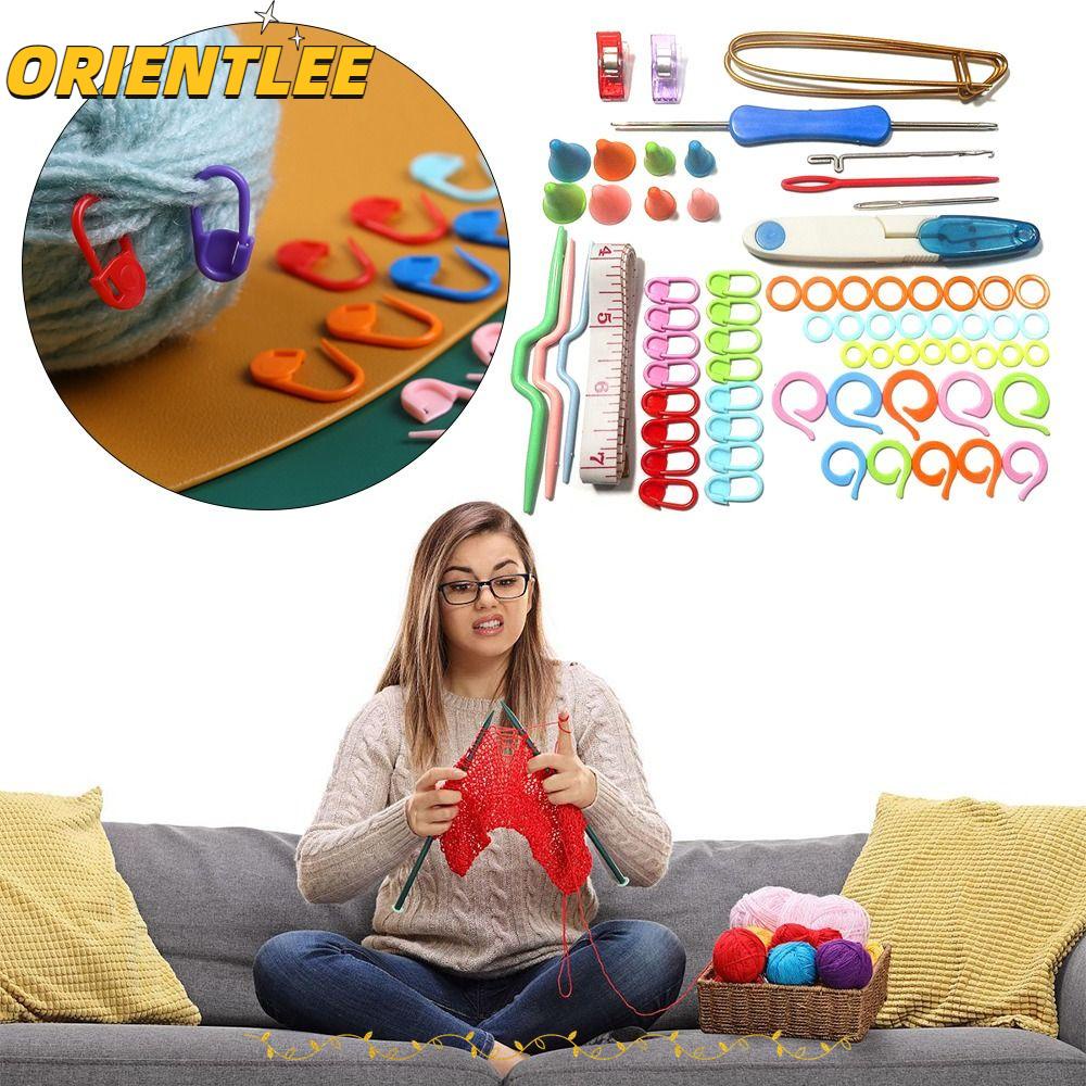 ORIENTLEE Knitting Tool Kit, Essential For Weaving Auxiliary Crochet