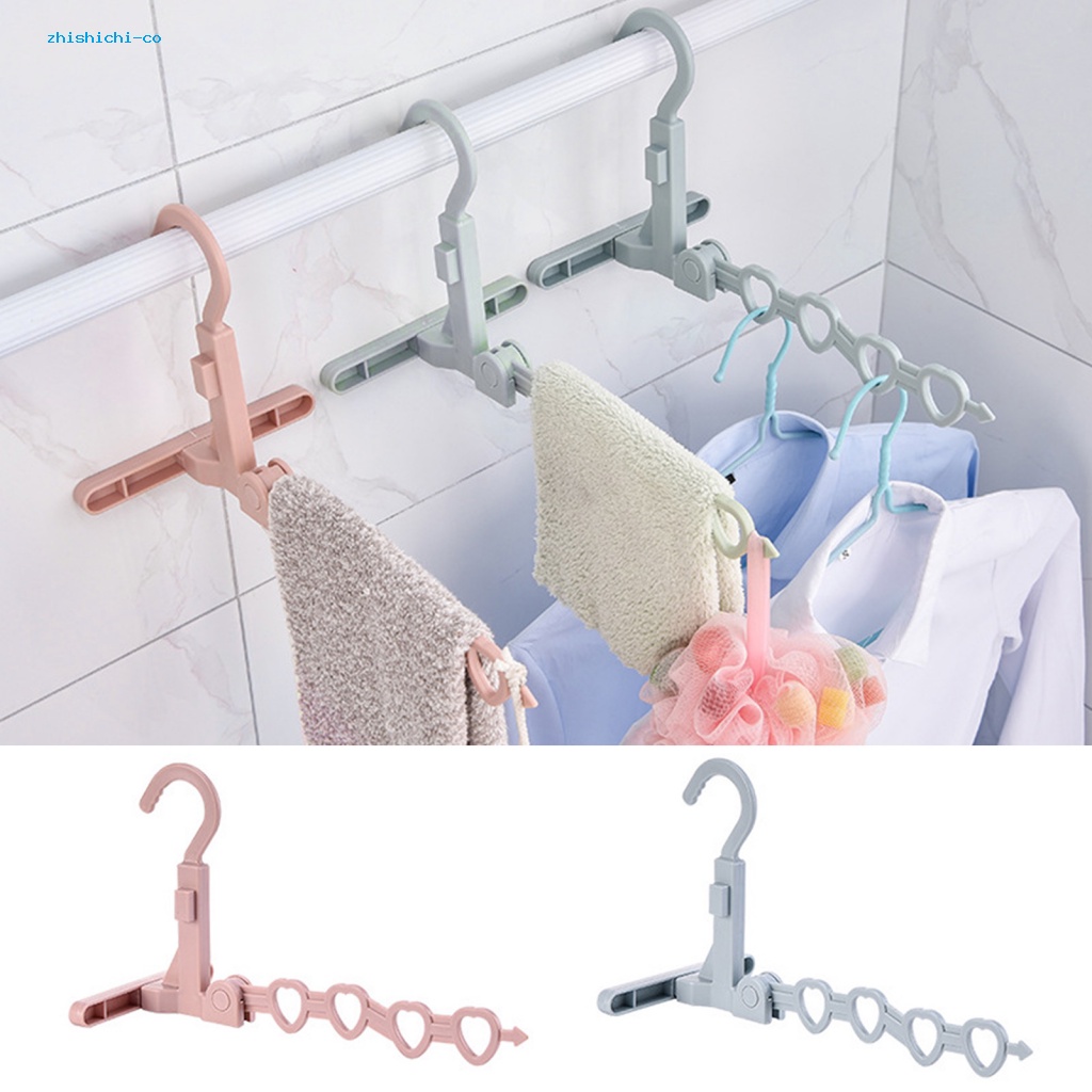 ZS* Folding Laundry Hanger Clothes Drying Rack Spacesaving Wall