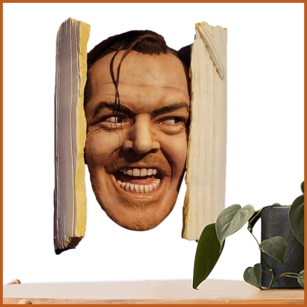 Resin Johnny Sculpture Statue Johnny Statue Decor Reusable Johnny