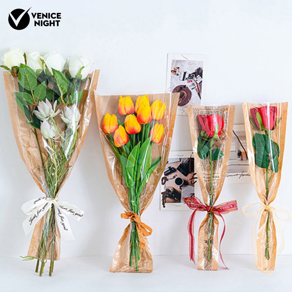 [VNMX] Bouquet Packaging Papers Flower Packaging Bags Premium Eco