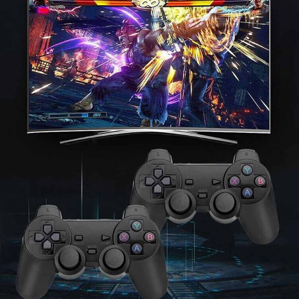 64/128GB Portable 4K TV Video Game Console With 2.4G Wireless