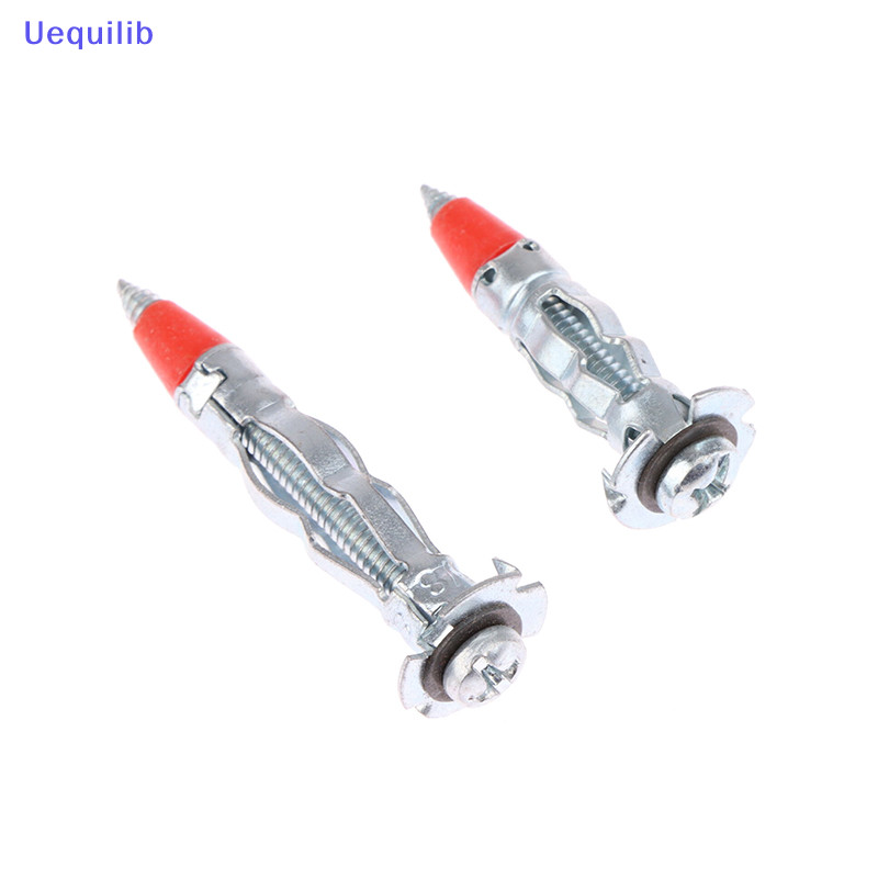 Uequilib 10Pc Heavy Duty Molly Bolt Hollow Drive Wall Anchor Screws Kit