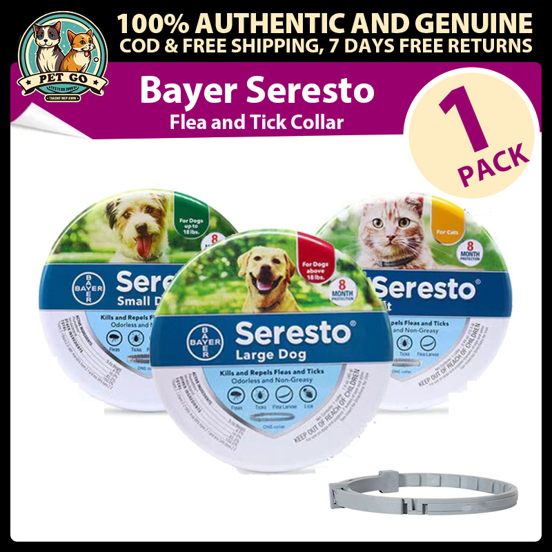 Bayer Seresto Flea and Tick Collar for Dogs and Cats