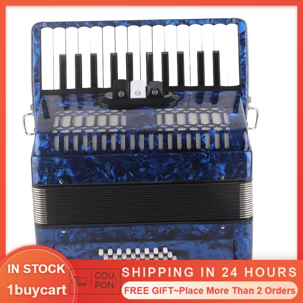 1buycart Piano Accordions Keyboard Instrument 48 Bass Celluloid