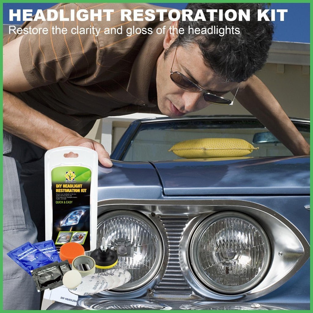 Car Headlight Repair Kit Car Headlight Lens Restoration Kit Car