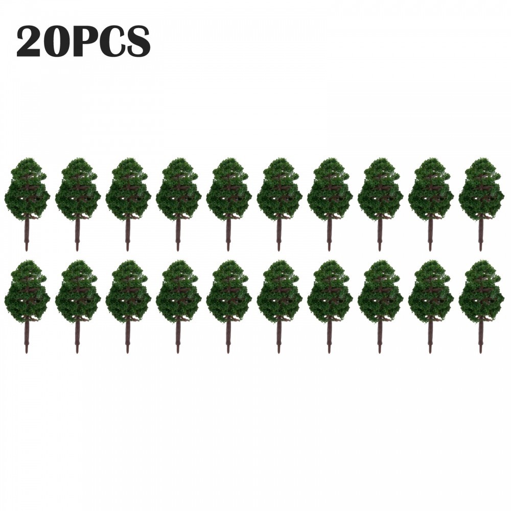 Model Trees Layout Scale Garden Mini Miniature Plastic Railroad Railway
