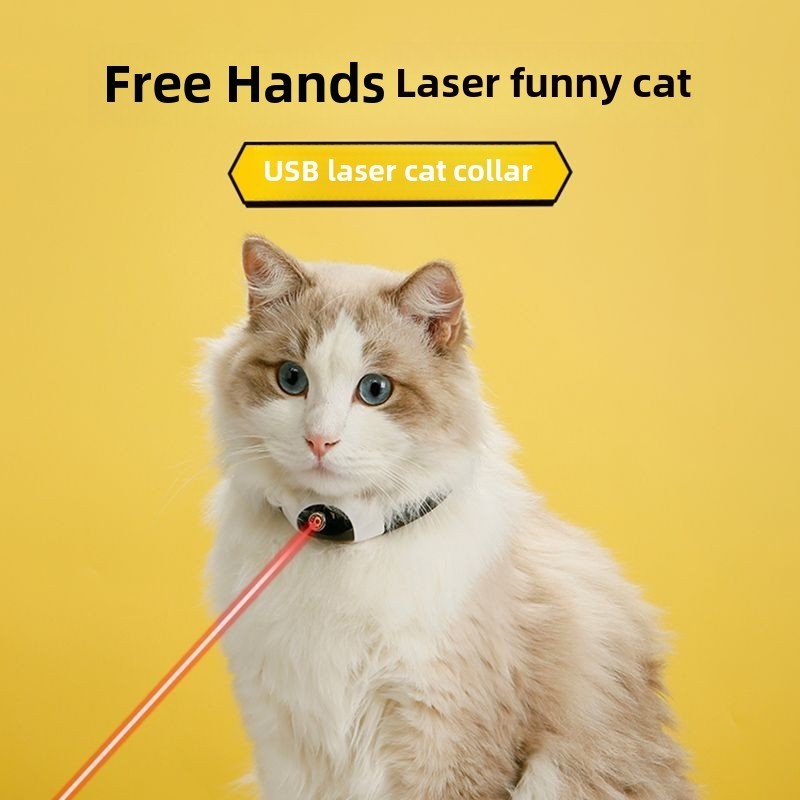 Laser Cat Collar Laser Cat Collar Hanging Neck Cat Teasing Stick Smart