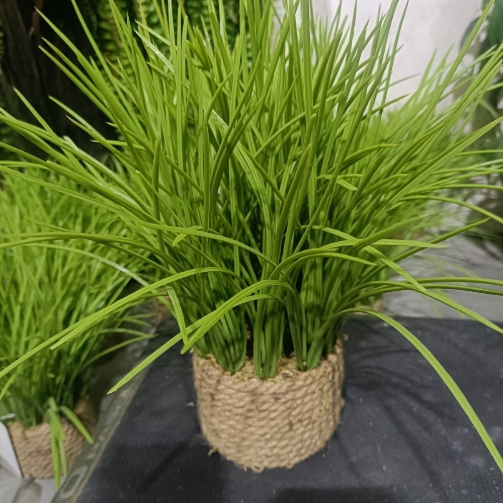 Artificial Wheat Grass Fake Outdoor Plants Artificial Greenery UV
