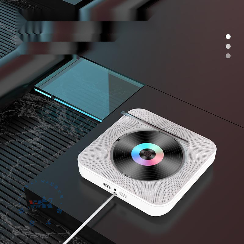 Kecag Album CD Player Retro WallMounted Gift Music Disc English