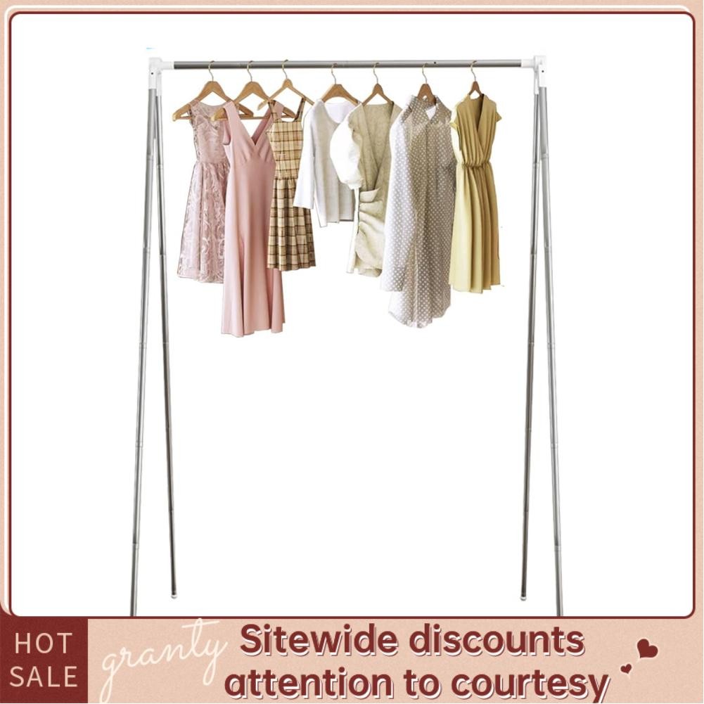 Granty Travel Garment Rack Folding Clothes Rustproof for Camping