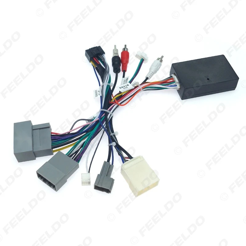 Car Audio Radio CD Player 16PIN Android Power Calbe Adapter For Honda