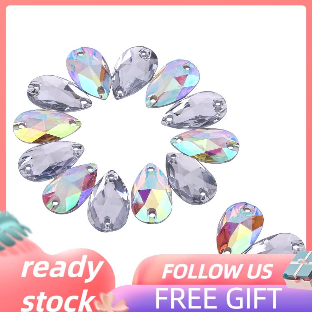 Hanhan1 Crystal Ab Crafts On Rhinestone Sew 200pcs/pack Rhinestones for