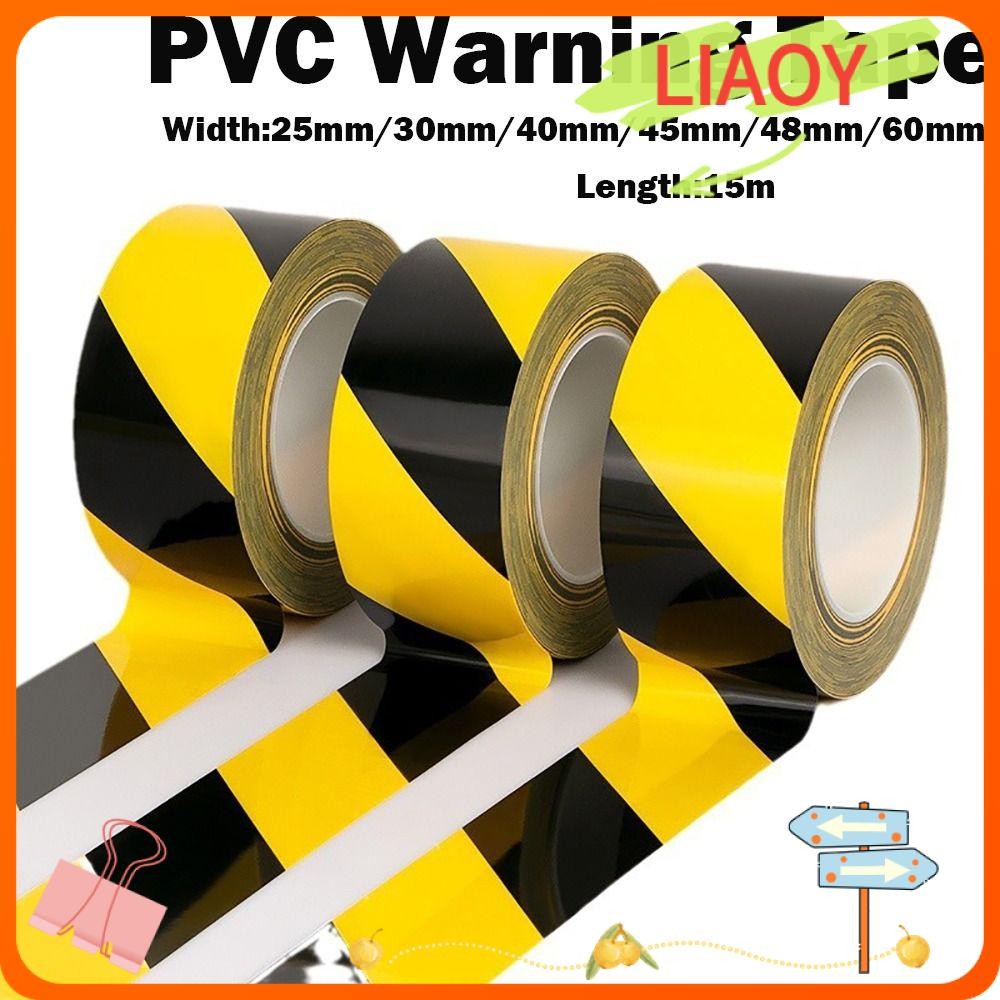 LIAOYING1 PVC Warning Tape, Adhesive Antislip Safety Traction Tape