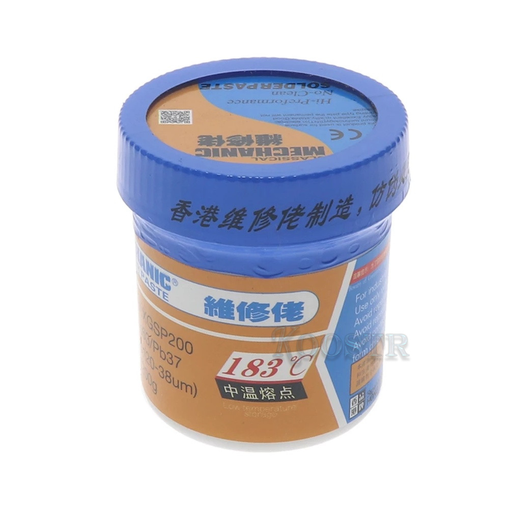 MECHANIC XGSP200 Soldering Paste Flux Solder Tin Sn63/Pb37 For