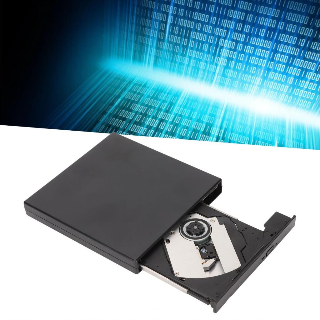 Xguli CD Player DOS Booting Aluminum Alloy External DVD Power Saving