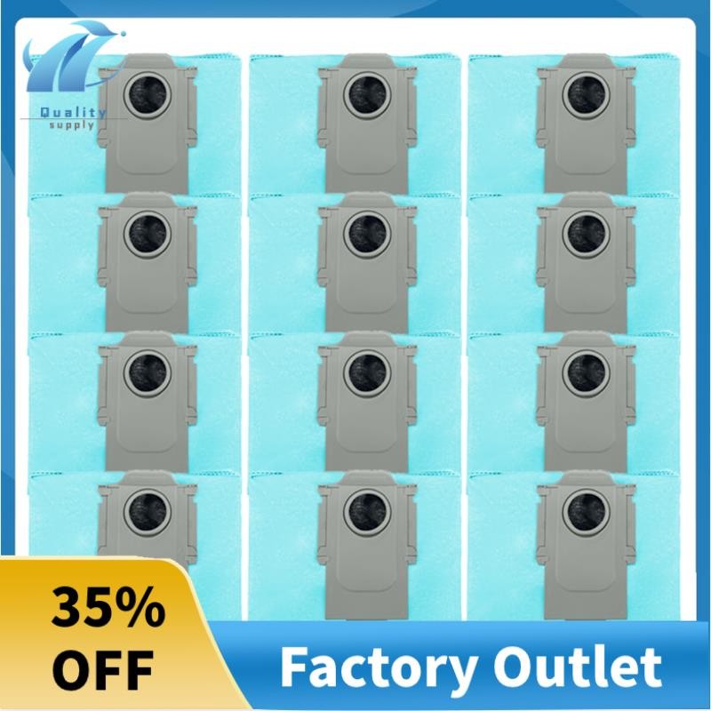 Superb 12 Piece Dust Bag Blue Replacement Parts for Xiaomi Roborock S8