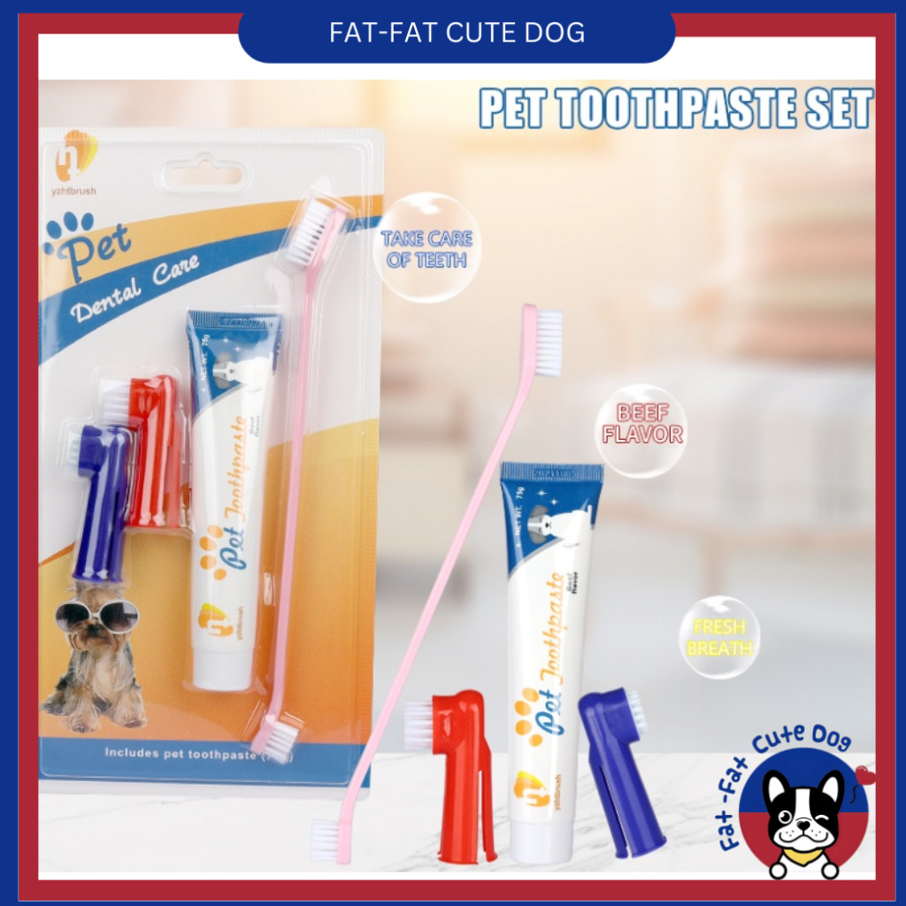 Pet toothpaste/dogtoothpaste Set Dental Care Teeth Cleaning for Dog and