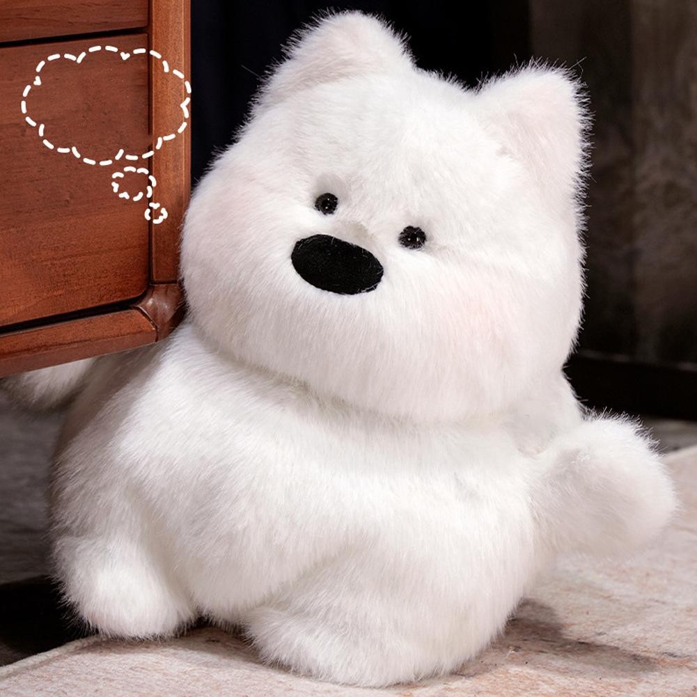 Cute Panda Doll Turned Into West Highland Doll Creative Panda Plush