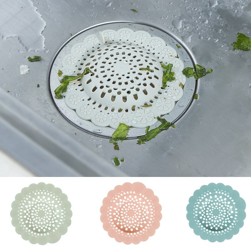  Shipped within 24 Hours Flower Shape Bathroom Hair Floor Drain Filter