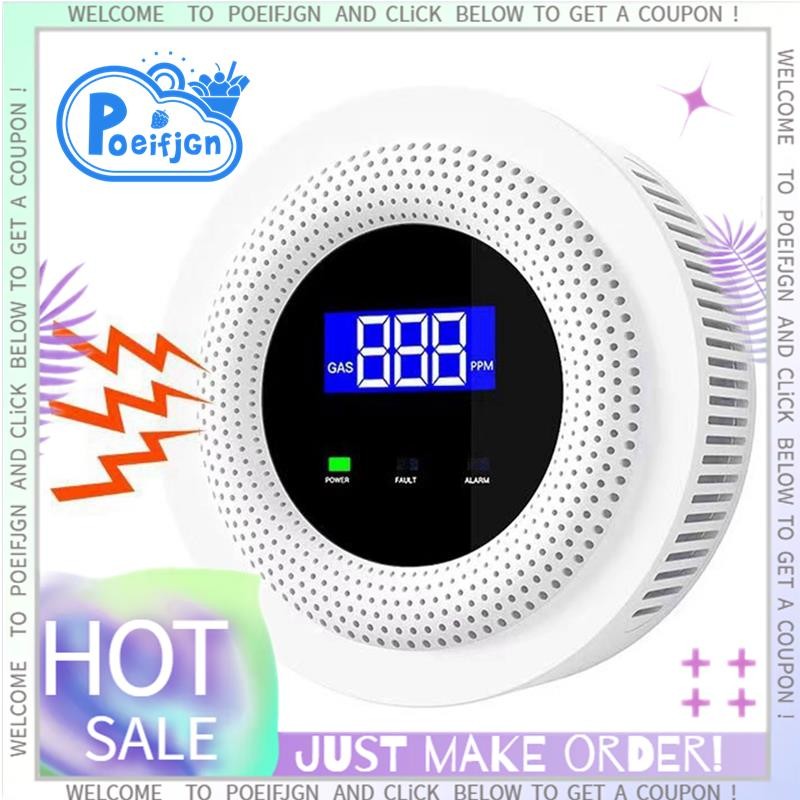 Tuya WiFi Natural for Gas Leak Detector Sound Alarm & 433MHz Remote