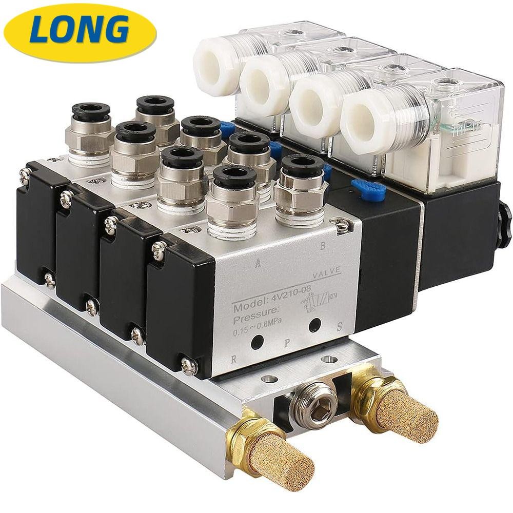 LONNGZHUAN Solenoid Valve, 4V21008 Single Head, Reversing Air Valve DC