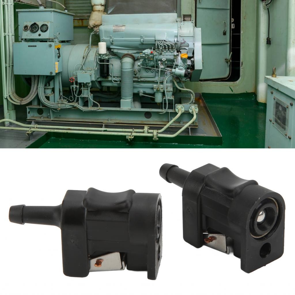 Calinodesign Engine Fuel Pipe Connector Boat Motor Portable for