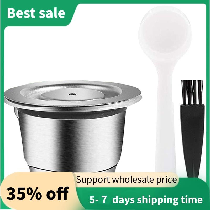 Espresso Refillable Capsules Reusable for Nespresso Pod Espresso Coffee