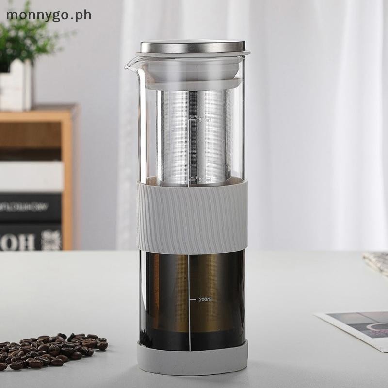 monnygo Portable Airtight Cold Brew Iced Coffee Maker Tea Infuser