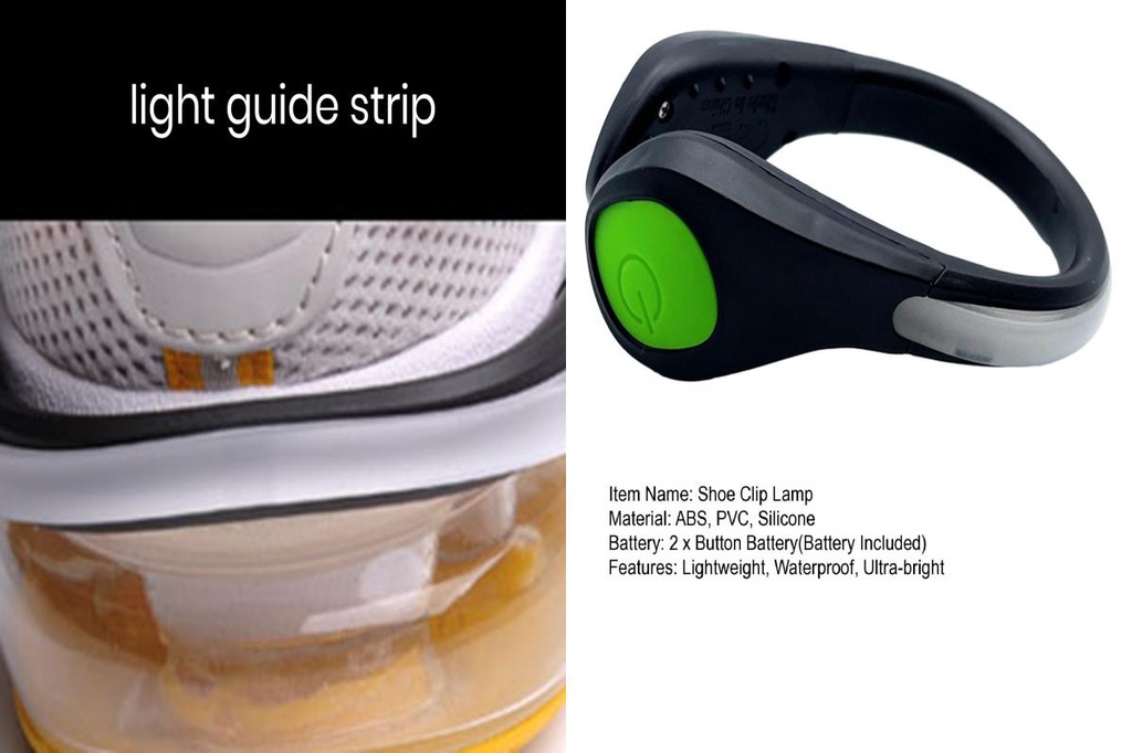 FreShone Shoe Clip Lamp Handsfree Shoe Light Night Running Shoe Clip