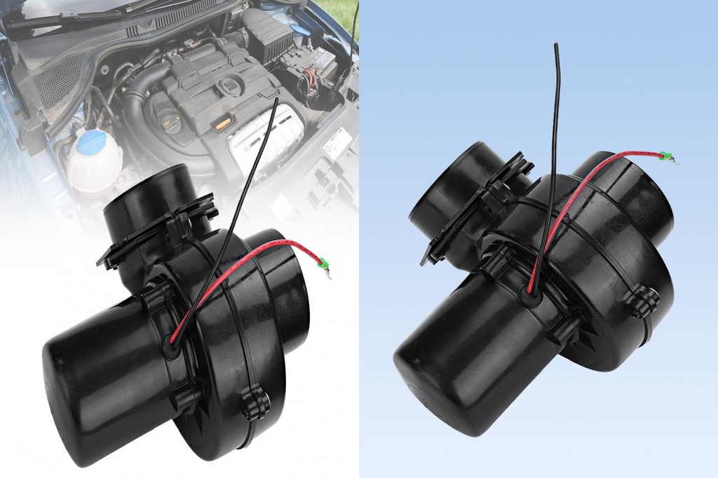 SOU_ Black Electric Supercharger for Car 3inch Electric Air Intake
