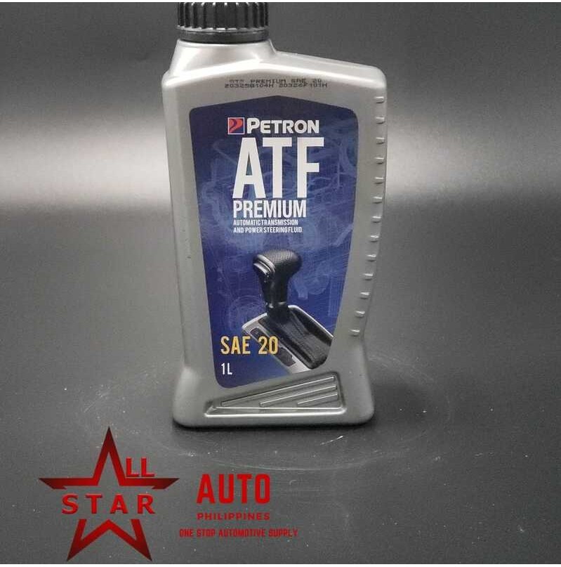 Petron ATF Premium Transmission and Power Steering Fluid SAE 20 1 Liter