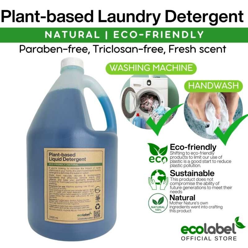 EcoFriendly PlantBased Laundry Detergent 100 Biodegradable