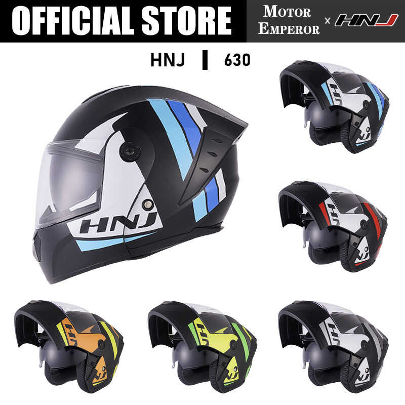 HNJ 630 helmet motorcycle full face whit icc for men original dual