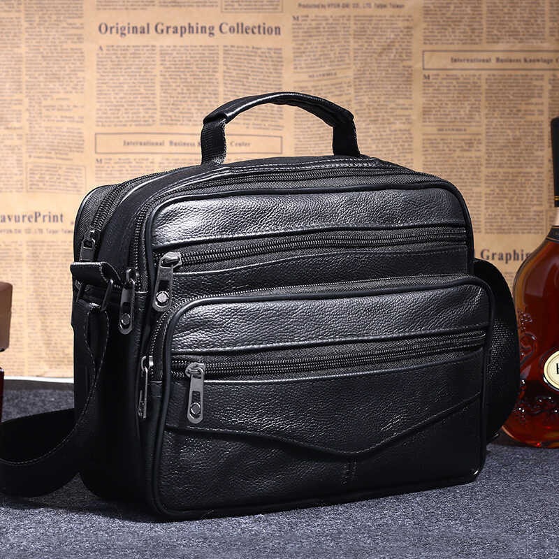 Leather Lalaki Genuine Shoulder Bag Lalaki Cowhide Leather Handbags