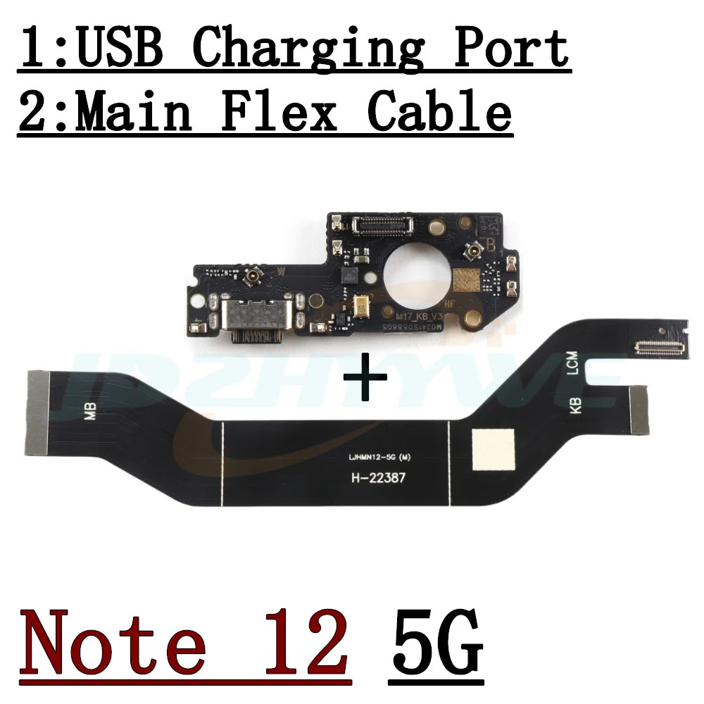 USB Charging Port SIM Card Reader Connector Board For Xiaomi Redmi Note