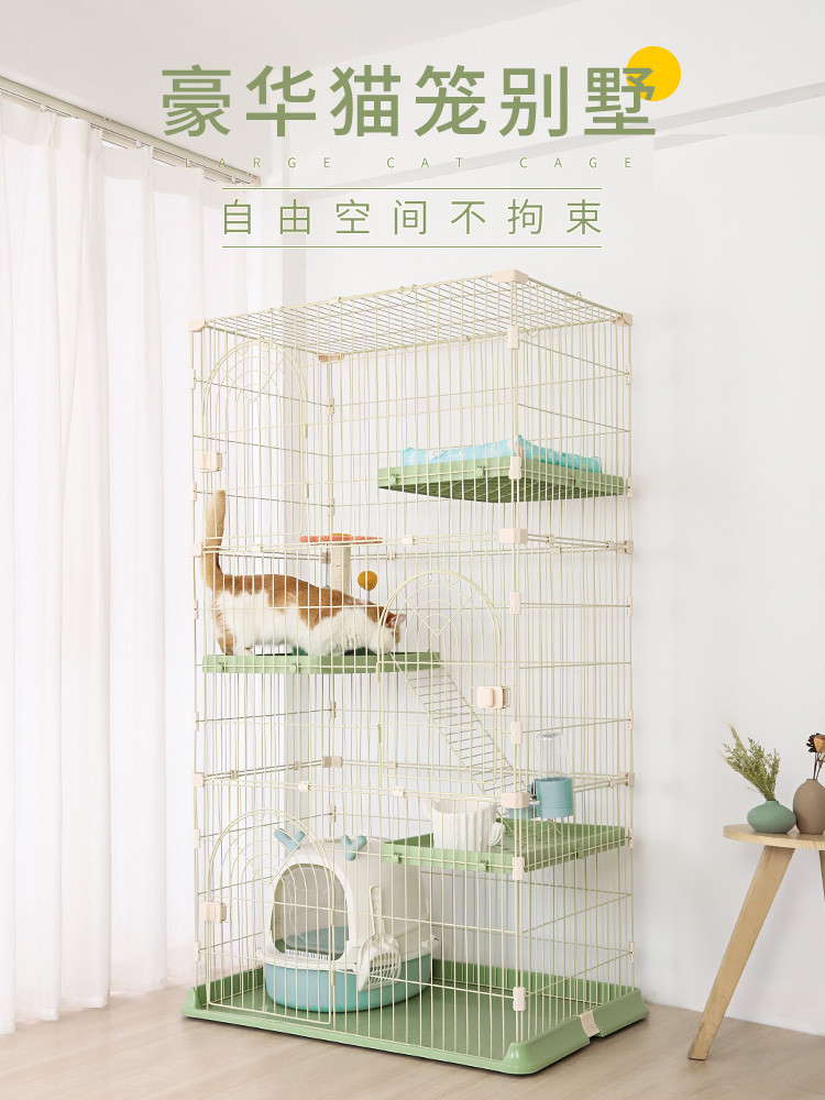 Cat Cage Household Extra Large Space Cat Villa Cat House Cat House 2
