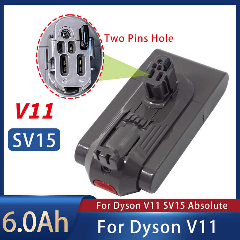 6000mAh 7 For SV15 Dyson Absolute V11 Animal Liion Vacuum Cleaner