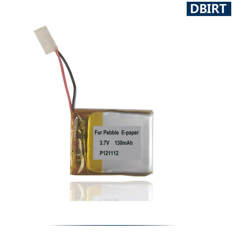 Original Replacement 130Mah Battery For Pebble EPaper Smart Watch