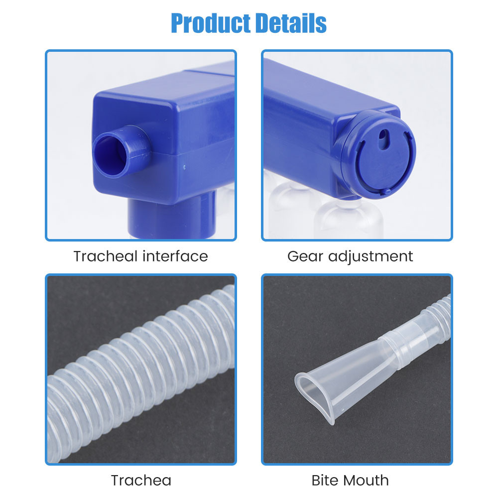 SALORIE 3 Trainer Lung Function Improvement Balls Breathing Trainer