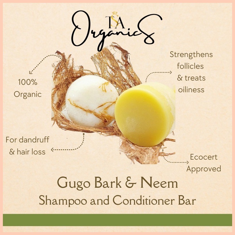 ♂ ¤ Organic Shampoo and Conditioner Bar 80g (Gugo Bark & Neem) Shopee